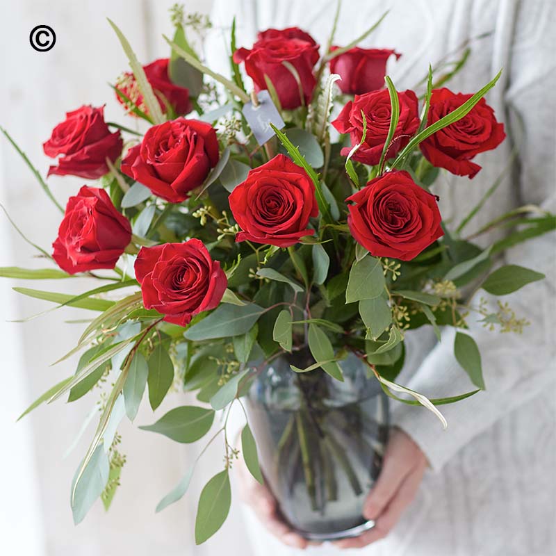 20 Red Roses, Red Naomi Rose Bouquet